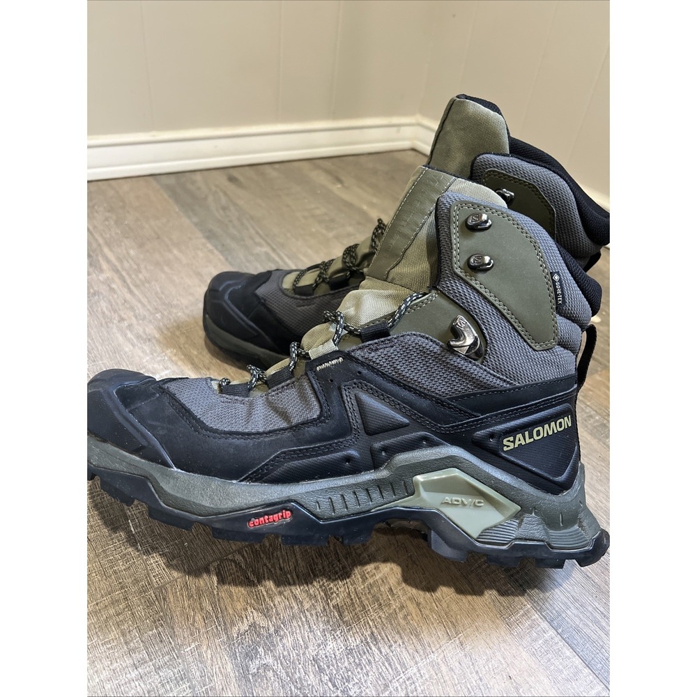Salomon Quest Element Gore-Tex Hiking Boots Men's US Size 11 Olive Green Black - Picture 5 of 9